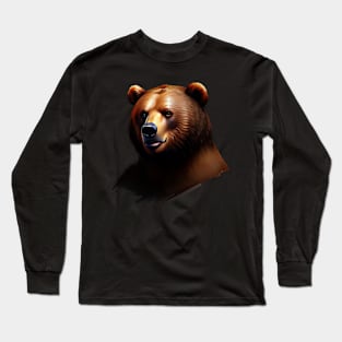 Bear portrait Long Sleeve T-Shirt